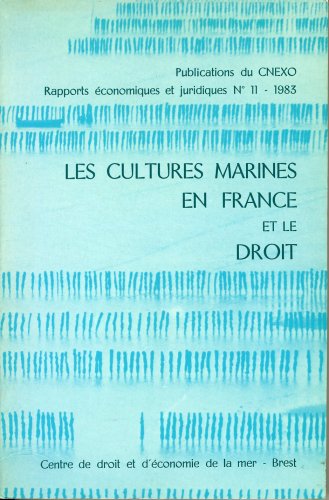 Cultures marines en France et le droit