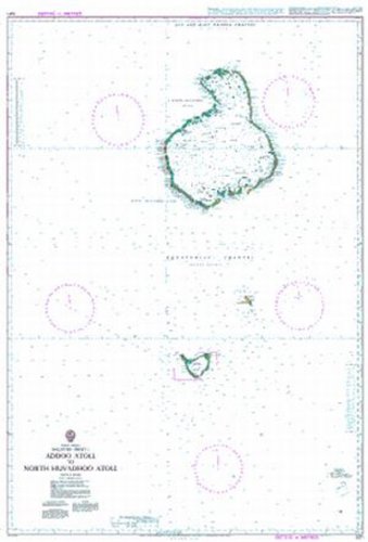 Addoo atoll to north Huvadhoo atoll - Maldives sheet 1
