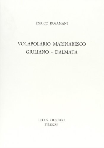 Vocabolario marinaresco Giuliano-Dalmata