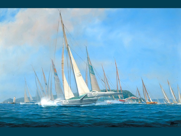 Single-handed transatlantic race