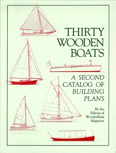 Thirty wooden boats