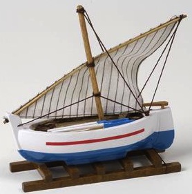 Gozzo a vela latina piccolo