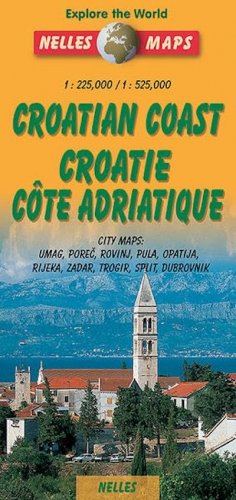 Croatian coast - carta stradale