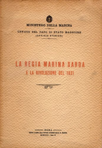Regia Marina Sarda e la rivoluzione del 1831