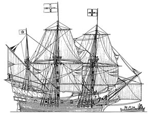 Golden Hind 1577