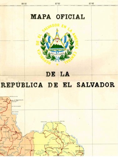 Mapa oficial de la Republica de El Salvador
