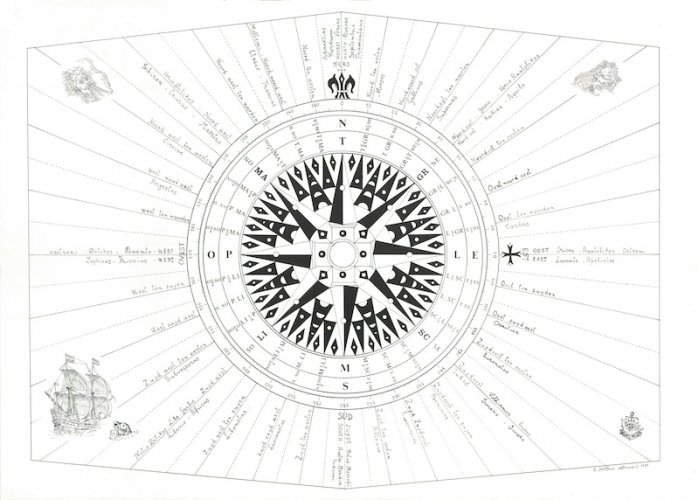 Rosa dei venti A - grande