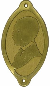 Targa in ottone simbolo Gentlemens