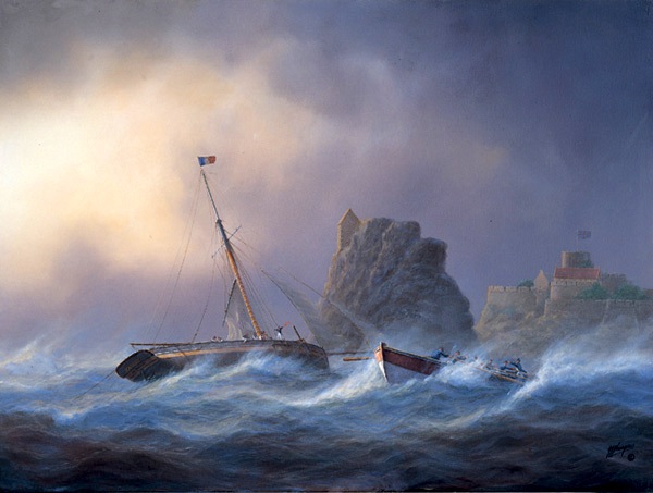 Gold medal rescues 1825 - Jersey & Yacht Fanny