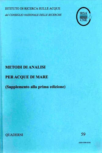 Metodi di analisi per acque di mare