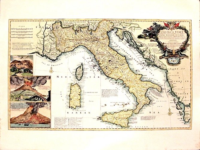 A new map of Italy 1720