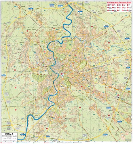 Roma e il raccordo anulare plastifica su lamiera