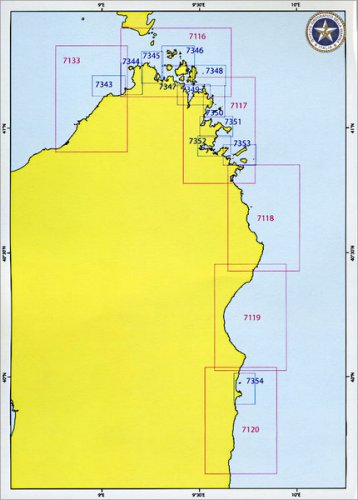 Kit carte nautiche da diporto P3a Sardegna Nord-Nordest