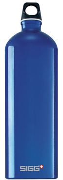 Bottiglia in alluminio metallic blue 150cl