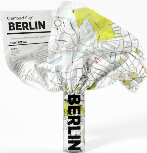 Berlin - crumpled city map