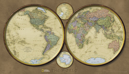World hemispheres