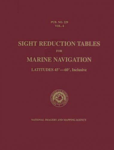 Sight reduction tables for marine navigation vol.4