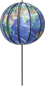 Spinning globe
