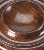 Base in legno per globo