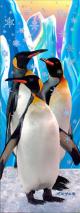 Penguin Snowflakes 3D