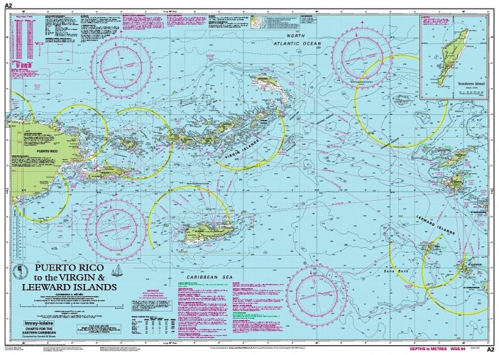 A2 Puerto Rico to the Virgin and Leeward islands