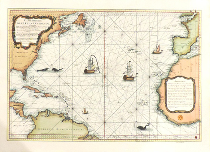 Carte reduite de l'Ocean Occidental 1766