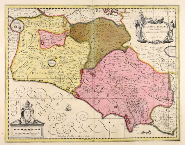 Campagna di Roma olim latium patrimonio di San Pietro et Sabina