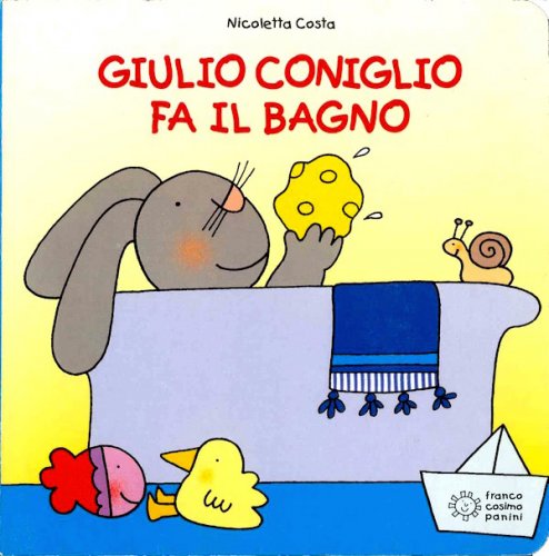 Giulio Coniglio fa il bagno