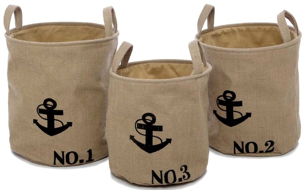 Secchio di juta con ancora n.1