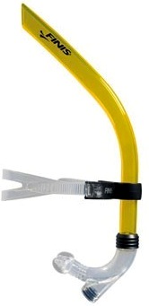 Swimmers snorkel center mount