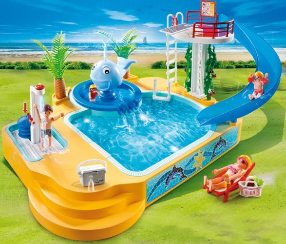 Summer fun Pool with water slide