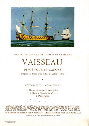 Vaisseau percé pour 86 canons