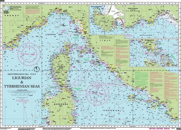 M40 Ligurian and Tyrrhenian seas