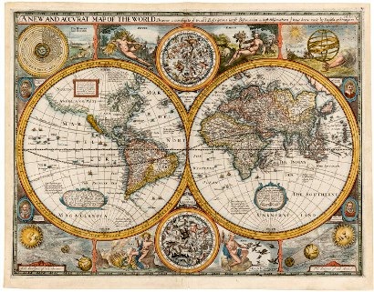 A new and accurat map of the world 1626