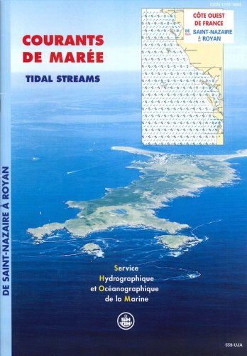 Courants de maree de la cote Ouest de France de Sant Nazaire a Royan