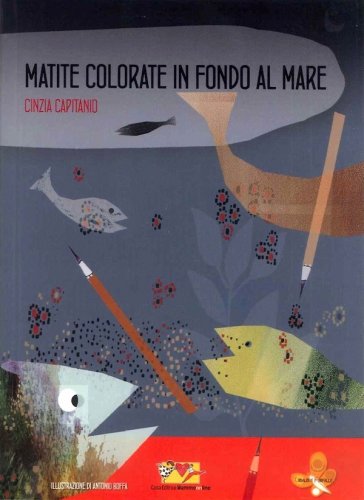 Matite colorate in fondo al mare