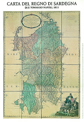 Carta del Regno di Sardegna 1811