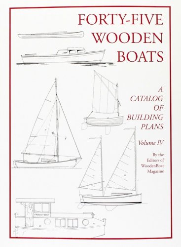 Forty-five wooden boats
