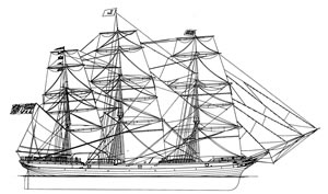 Formby brigantino tre alberi