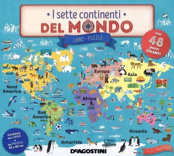 Sette continenti del mondo