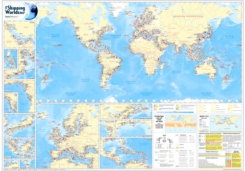 Shipping World's map