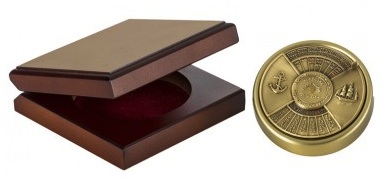 Calendario perpetuo 50 anni con scatola in legno