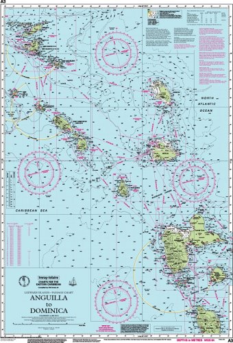 A3 Anguilla to Dominica passage chart