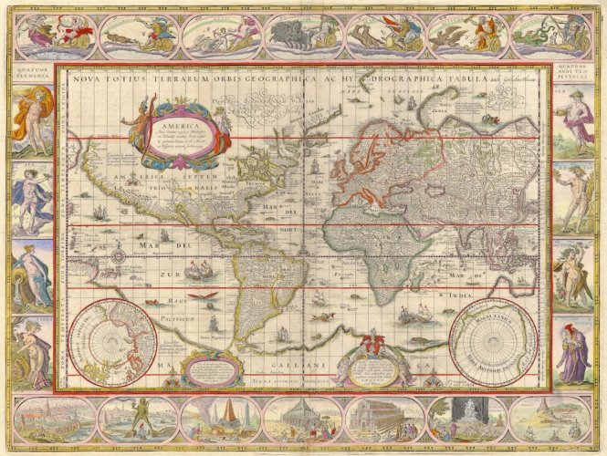 Nova totius terrarum orbis geographica tabula 1630