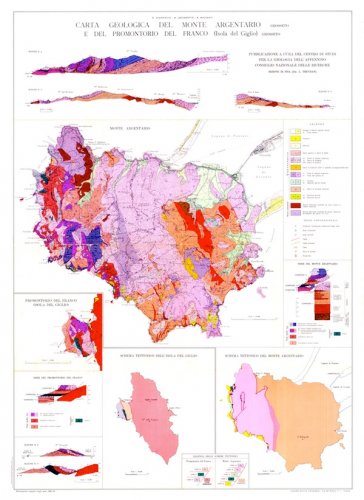 Carta geologica del Monte Argentario