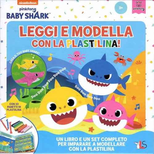 Baby Shark - leggi e modella con la plastilina