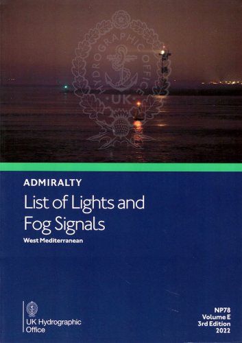 Admiralty list of lights and fog signals vol.E