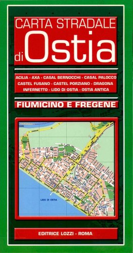 Ostia Fiumicino e Fregene - carta stradale