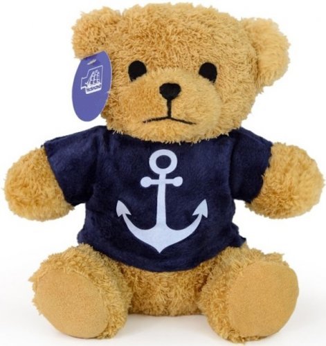 Sailor Bear with blue anchor t-shirt