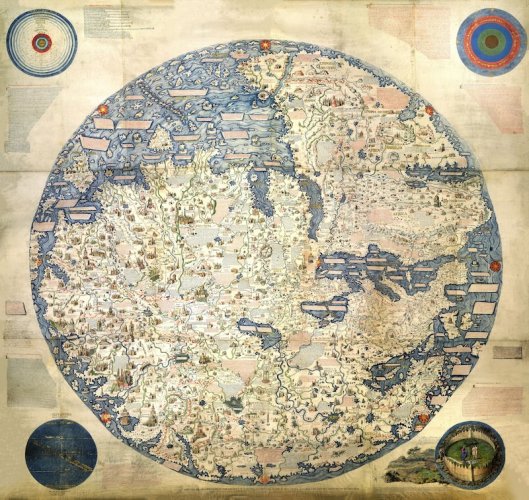 Mappamondo di Fra' Mauro 1450
